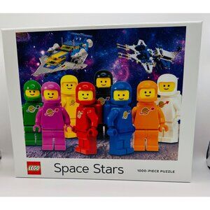 LEGO Space Stars Multicolor Vintage Spaceship Galaxy 1000-Pcs Jigsaw Puzzle